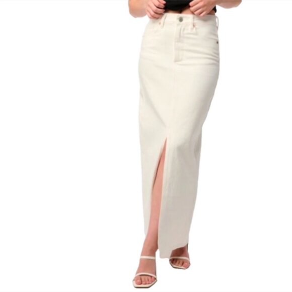 BlankNYC See You Again High Waist Denim Maxi Skirt - Picture 3 of 7